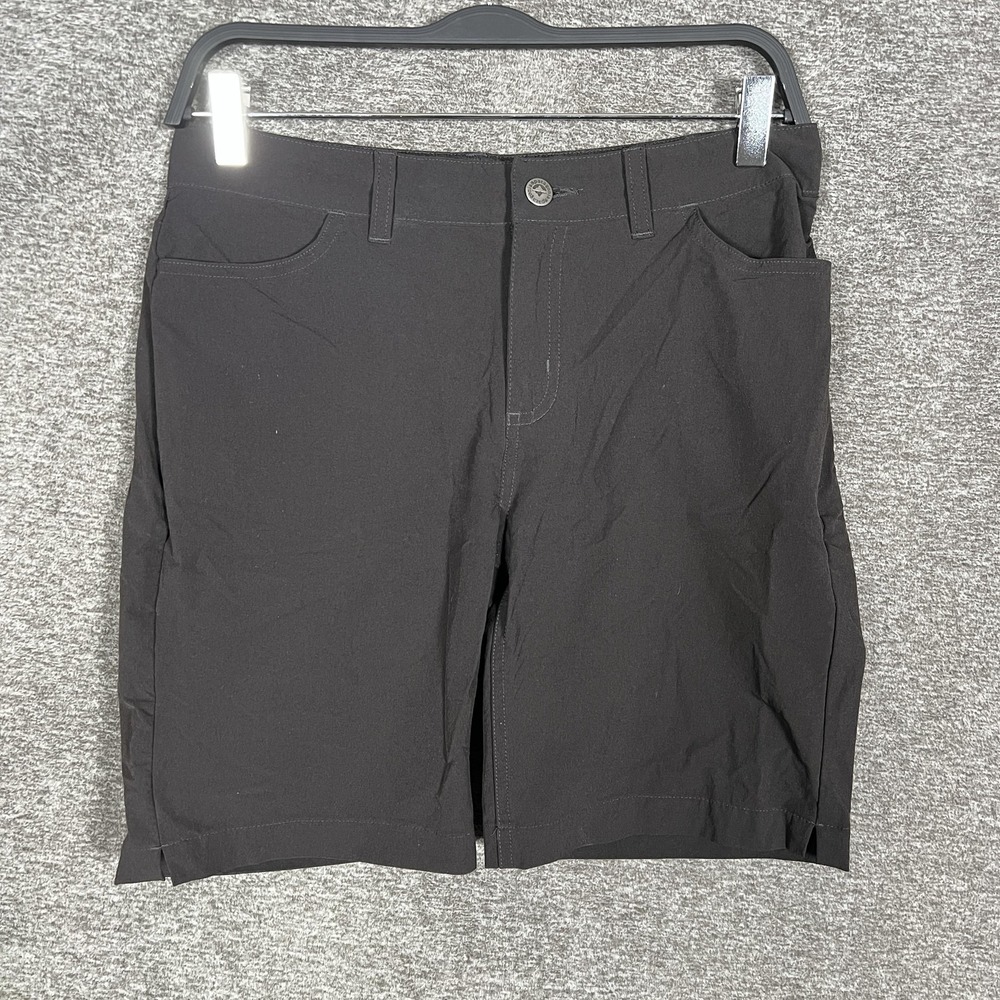 Patagonia Skyline Traveler Shorts Womens 6 Black 8" Hiking Utility Stretch